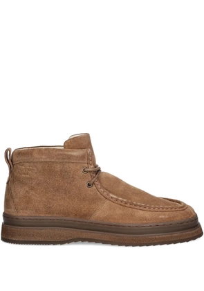 Gant lace-up moccasin boots - Brown