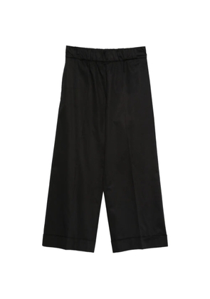 D.Exterior cropped trousers - Black