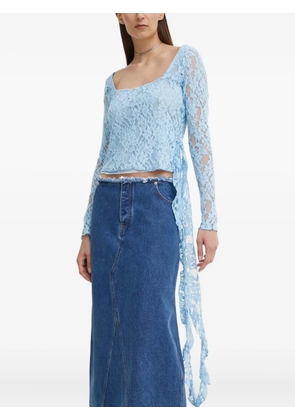 Résumé lace tie top - Blue