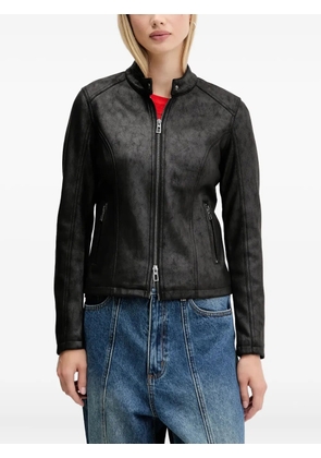 Desigual zip-fastening jacket - Black