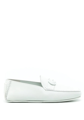 Ferragamo gancini calf leather slippers - Neutrals