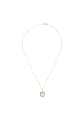 Mateo 14kt yellow gold F-initial diamond necklace