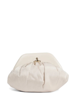 Vivienne Westwood Brooke clutch bag - Neutrals