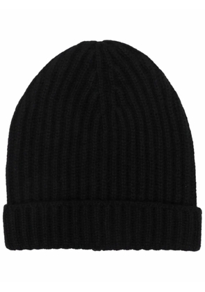 Malo chunky-knit beanie - Black
