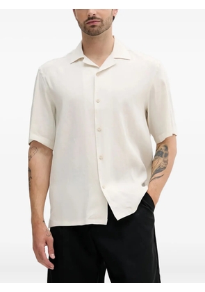 BOSS revere-collar short-sleeve shirt - Neutrals