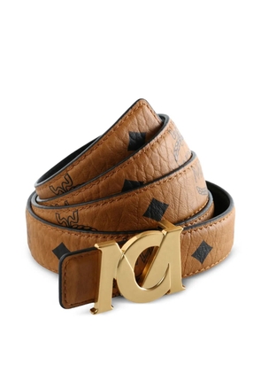 MCM M-Art reversible belt - Brown