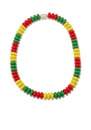 Lauren Rubinski LRUB SILVER RED YLW GRN ENML DONUTS NKLC - Multicolour