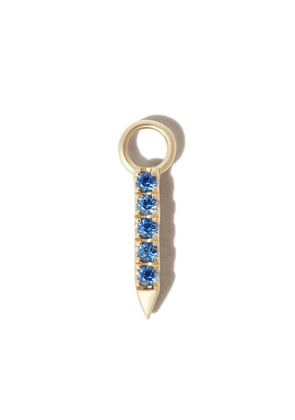 MARIA TASH 18kt yellow gold Eternity Bar diamond and sapphire charm