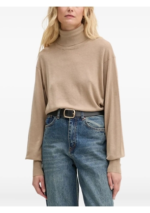 By Malene Birger Mohsen roll-neck long-sleeve sweater - Neutrals