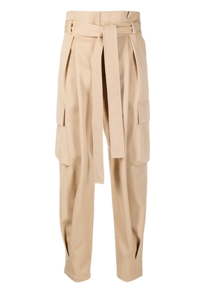 RED Valentino tie-waist cargo trousers - Brown