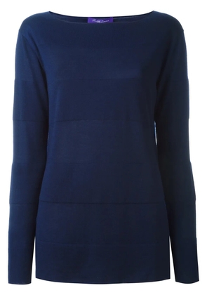 Ralph Lauren Collection cashmere boat neck sweater - Blue
