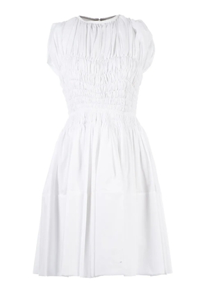 Maison Rabih Kayrouz ruched flared dress - White