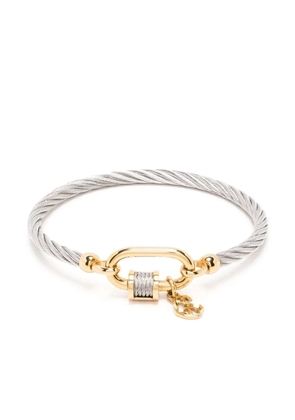 Charriol Forever Lock cable bangle - Silver