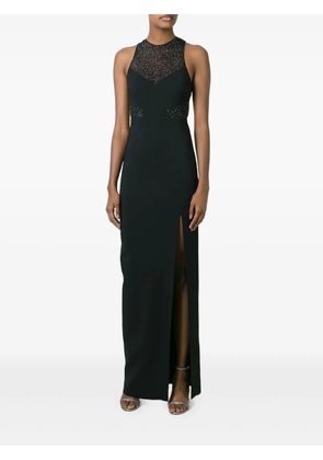 Ungaro mesh panel column dress - Black