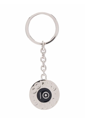 10 CORSO COMO logo charm keyring - Silver