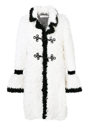 Philosophy Di Lorenzo Serafini single-breasted long-sleeve coat - White
