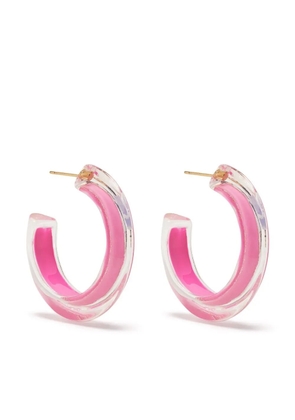 Alison Lou Medium Jelly hoop earrings - Pink