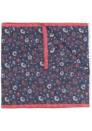 Lady Anne Pianosa floral-print scarf - Blue