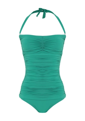 Lygia & Nanny Wangari ruched swimsuit - Blue