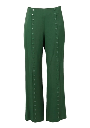 Rosie Assoulin studded wide leg trousers - Green