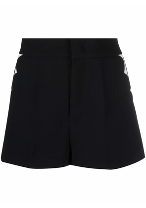 RED Valentino scalloped pocket shorts - Black