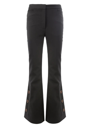 Ellery flared button trousers - Black
