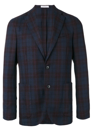 Boglioli checked blazer - Blue