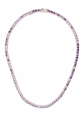 Mounser Laguna crystal necklace - Silver