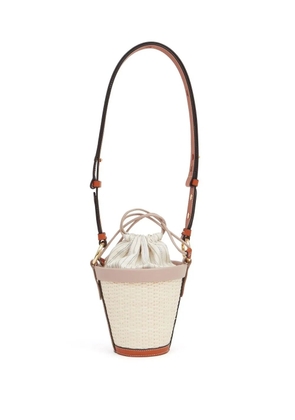Maison Margiela Fire woven bucket bag - Neutrals