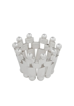 Jil Sander geometric beaded bracelet - Silver