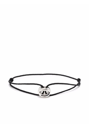 Le Gramme 3g Entrelacs diamond cord bracelet - Silver