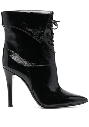Philosophy Di Lorenzo Serafini pointed-toe 110mm lace boots - Black