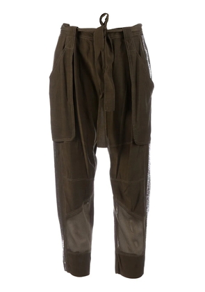EDUN cropped cargo-style trouser - KHAKI