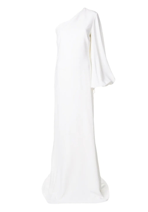 Stella McCartney one shoulder long dress - White