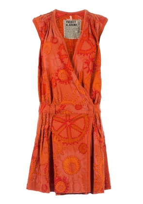 Projet Alabama sunshine patterned wrap dress - Yellow