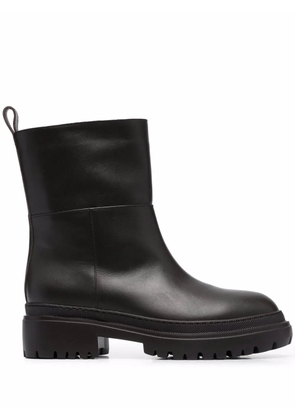 L'Autre Chose ankle leather boots - Brown