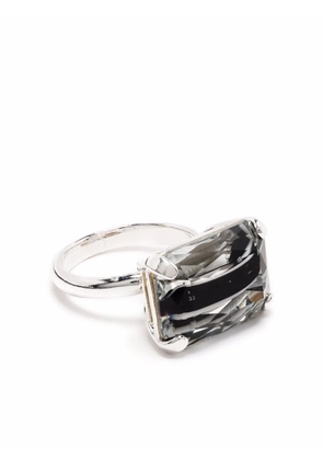 Wouters & Hendrix crystal-embellished band ring - Silver