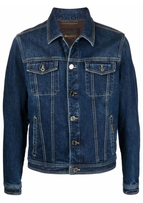 Moorer long-sleeve denim jacket - Blue