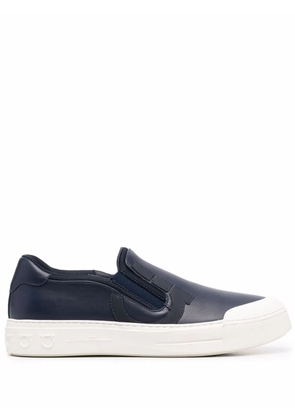 Ferragamo Gancini slip-on sneakers - Blue
