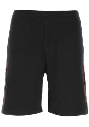 Alexander McQueen logo tape track pants - Black