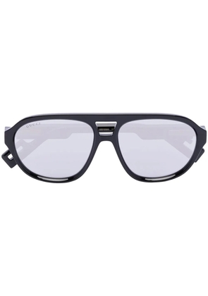 Gucci Eyewear Mountain Injection pilot-sunglasses - Black