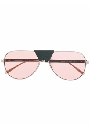 Ferragamo Eyewear pilot-frame sunglasses - Green