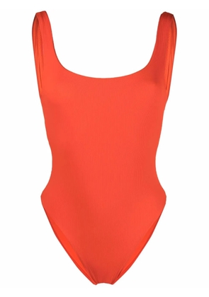 Manokhi scoop-neck swimsuit - Orange