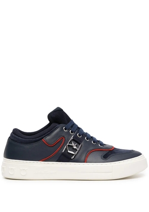Ferragamo Borg logo low-top sneakers - Blue