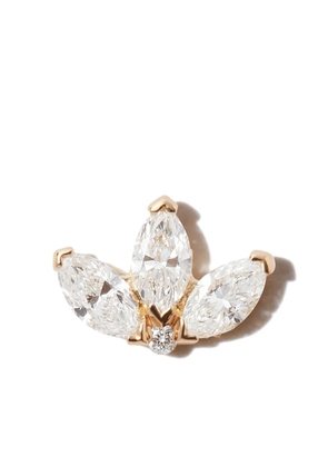 MARIA TASH 18kt yellow gold Engraved Lotus earring