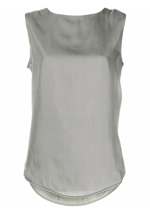 Fabiana Filippi boat-neck blouse - Green