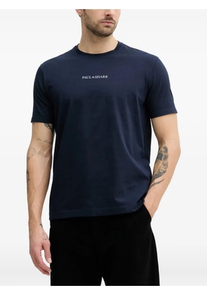 Paul & Shark logo-print cotton T-shirt - Blue
