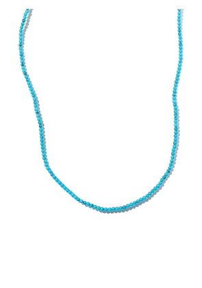 LUIS MORAIS 14kt yellow gold Hamsa turquoise necklace