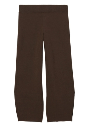 Proenza Schouler White Label straight-leg knitted trousers - Brown