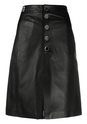 Just Cavalli button-through A-line skirt - Black